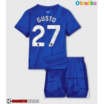 Otroške Nogometnih dresov Chelsea Malo Gusto #27 Domači 2025-26 Kratki rokavi (+ hlače)